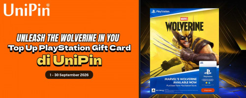 Unleash the Wolverine in You! Top Up PlayStation Gift Card di UniPin